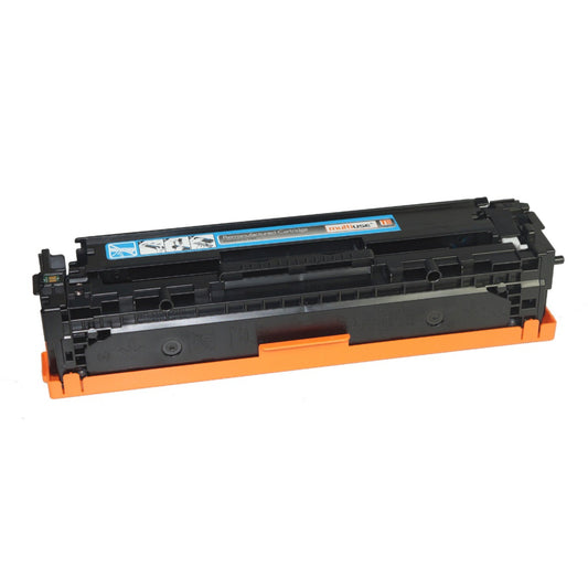 ersetzt HP CB541A, CE321A, CF211A, Cyan, ca. 1.400 Seiten, für HP CLJ CP1215 / 1515N / CM1312, Kompatibler Toner